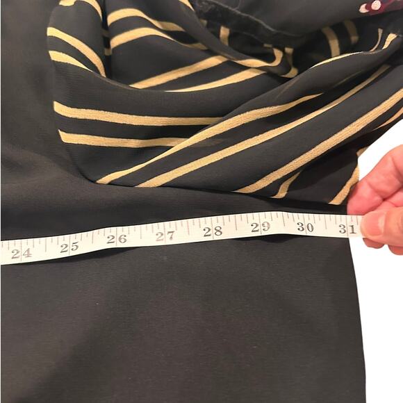 Ulla Popken Boho Floral Hearts Mixed Media Velvet Trim Mini Dress, size 24/26 - Picture 3 of 7